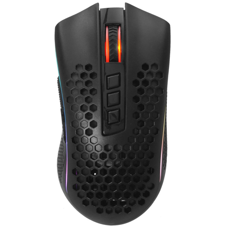 Мышь беспроводная игровая DEFENDER Storm Pro черн,RGB,8кн,2.4G,16000dpi