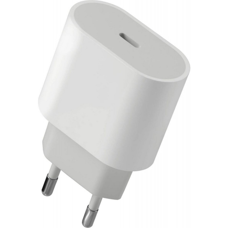 Адаптер сетевой DEFENDER UPA-121 20W, USB C/PD3.0, белый 