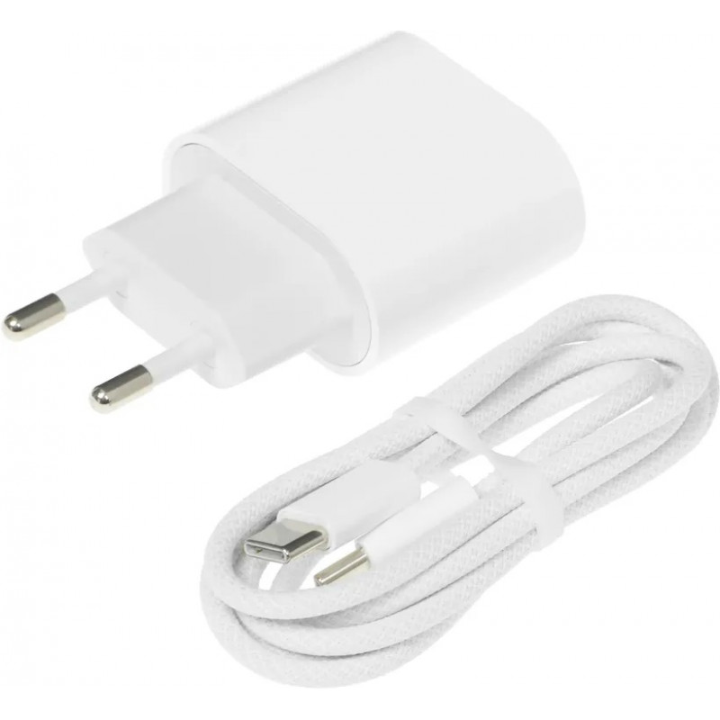 Адаптер сетевой DEFENDER UPA-121 20W, USB C,кабель Type-C,белый 