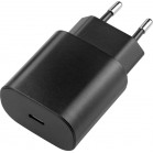 Адаптер сетевой DEFENDER UPA-125 25W,USB C,кабель Type-C,черный 