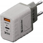Адаптер сетевой DEFENDER UPA-132 30W, USB A+C, белый 