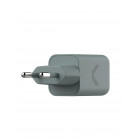 Быстрое зарядное устройство COMMO Core 20 2xUSB-C, 20 Вт, Серо-зелёный