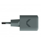 Быстрое зарядное устройство COMMO Core 20 1xUSB-C + 1xUSB-A, 20 Вт, Серо-зелёный