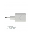 Быстрое зарядное устройство COMMO Core 20 1xUSB-C + 1xUSB-A, 20 Вт, Белый