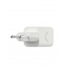 Быстрое зарядное устройство COMMO Core 20 1xUSB-C + 1xUSB-A, 20 Вт, Белый