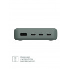 Быстрое зарядное устройство COMMO 100W Station Charger 3xUSB-C + 1xUSB-A, 100 Вт, Серо-зелёный