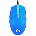 Мышь игровая проводная Logitech G102 Lightsync синий (910-005810)