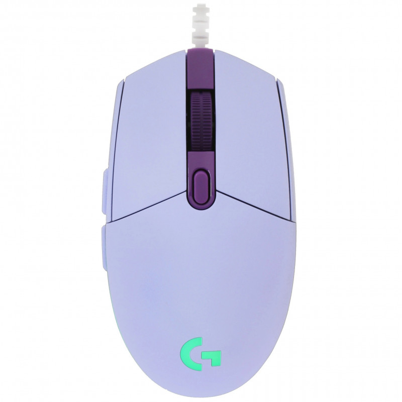 Мышь игровая проводная Logitech G102 Lightsync фиолетовый (910-005857)