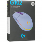 Мышь игровая проводная Logitech G102 Lightsync фиолетовый (910-005857)