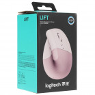 Мышь беспроводная Logitech Lift розовый (910-006487)