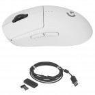 Мышь игровая беспроводная Logitech G PRO 2 Lightspeed белый (910-007306)
