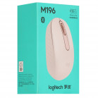 Мышь беспроводная Logitech M196 розовый (910-007317)