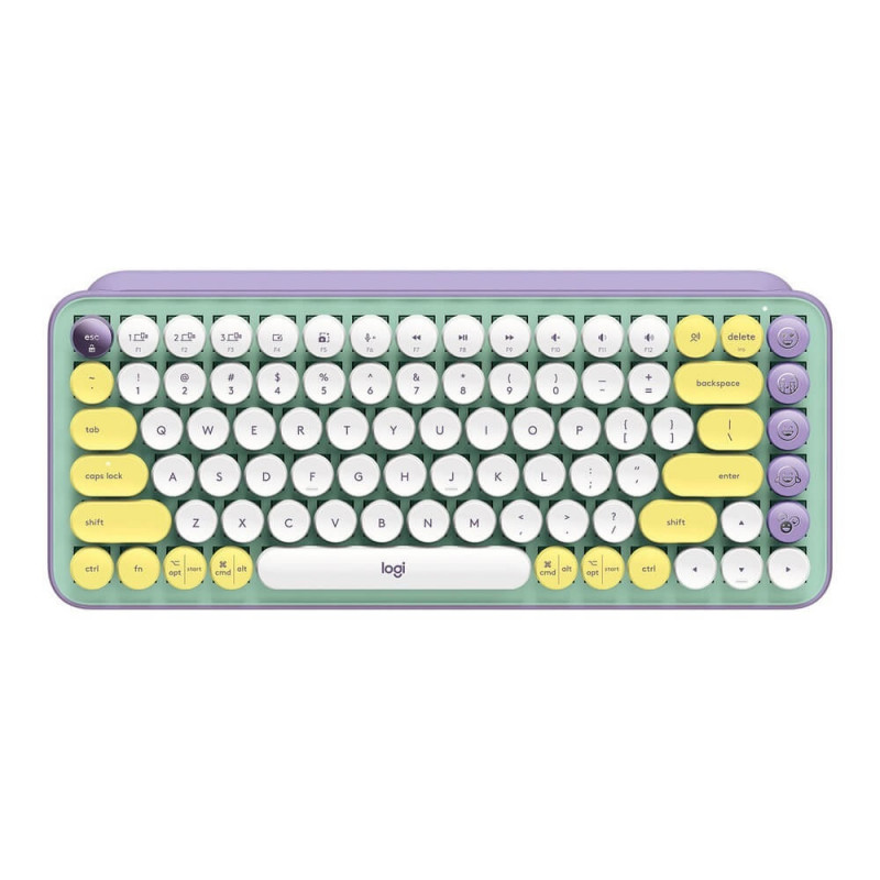 Клавиатура беспроводная Logitech POP Icon Keys фиолетовый (920-013090)