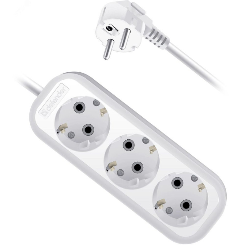 Удлинитель с заземлением DEFENDER R330 16 А,7 м
