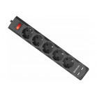 Удлинитель с сетевым фильтром DEFENDER  DFS 753 3,0 м, 5 розеток, 2xUSB, 2.1A 