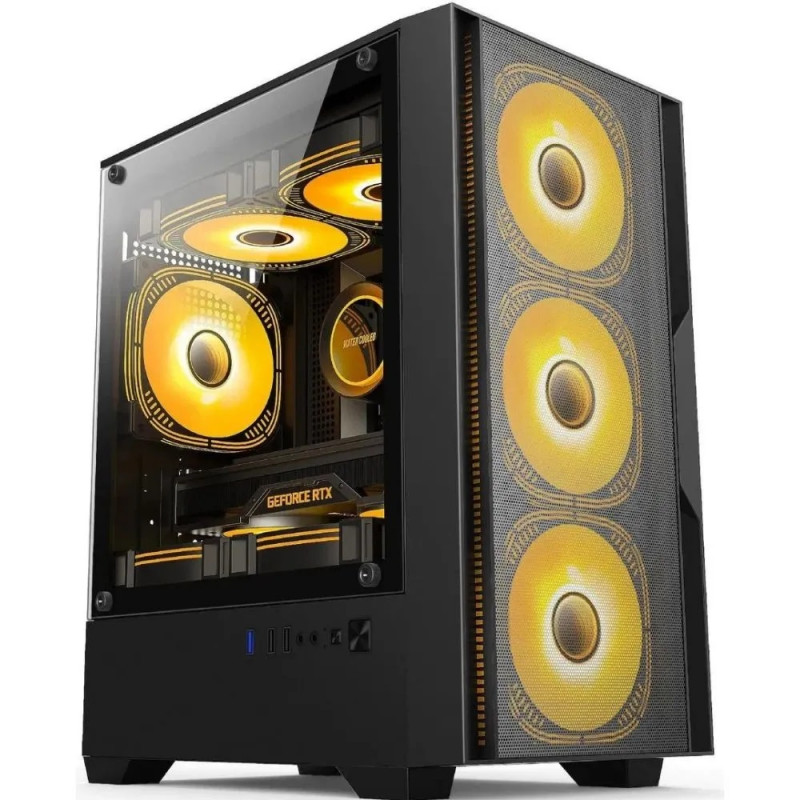 Корпус для компьютера ACCORD mATX ACC-ZCU1B Black