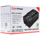 ИБП CyberPower BR1000ELCD, 1000VA/600W, L-INT, A.SIN, LCD, USB, CHRG, RJ45/11, SCHUKOx8