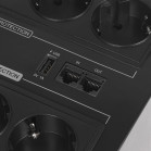 ИБП CyberPower BR1200ELCD, 1200VA/720W, L-INT, A.SIN, LCD, USB, CHRG, RJ45/11, SCHUKOx8