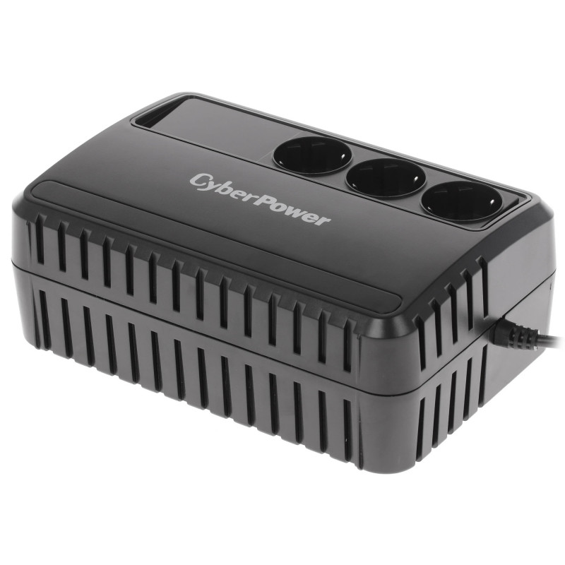 ИБП CyberPower BU600E, 600VA/360W, L-INT, A.SIN, LED, SCHUKOx3
