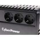 ИБП CyberPower BU600E, 600VA/360W, L-INT, A.SIN, LED, SCHUKOx3