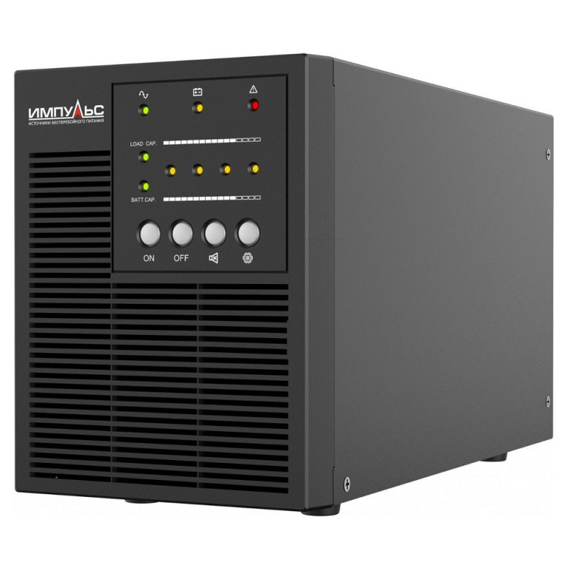 ИБП ИМПУЛЬС МИНИ 500, 500VA/400W, ONLN, SIN, LCD, RS232, RJ45/11, C13x3