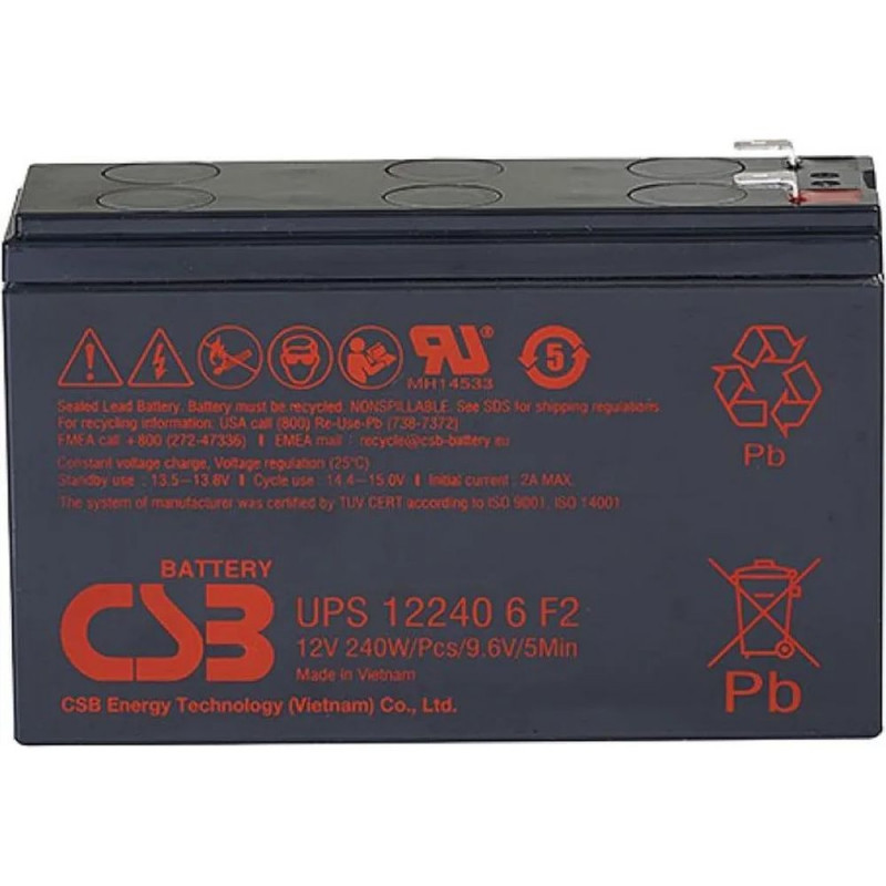 Аккумуляторная батарея CSB UPS 12240 6 F2