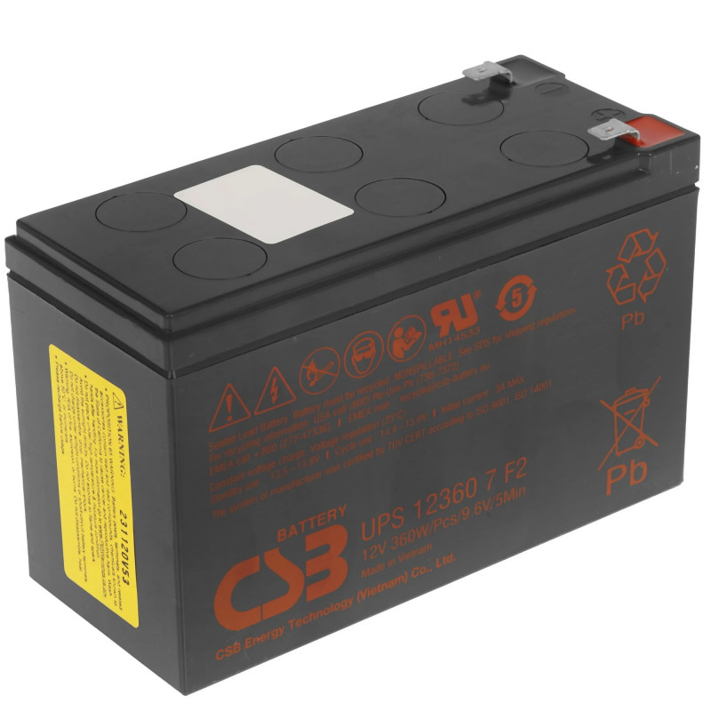 Аккумуляторная батарея CSB UPS 12360 7 F2