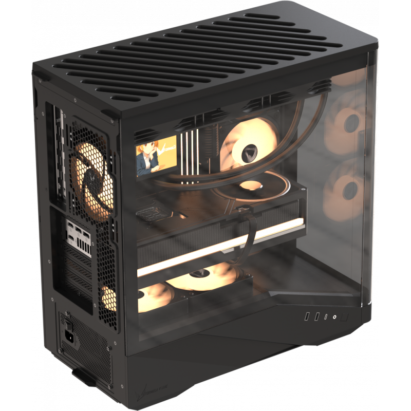 Корпус для компьютера FORMULA  ATX Crystal U9 PA Black