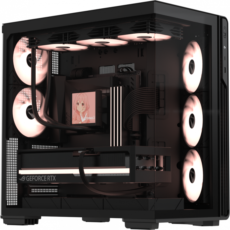 Корпус для компьютера FORMULA  ATX Crystal Z7 PA Black