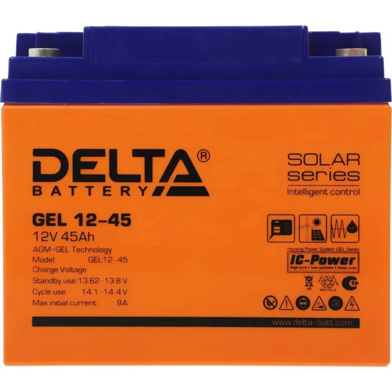 Аккумуляторная батарея DELTA GEL 12-45