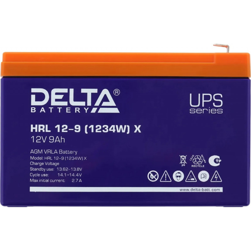 Аккумуляторная батарея DELTA HRL 12-9 (1234W) X