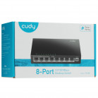 Коммутатор неуправляемый Cudy  FS108, 8хRJ45 10/100 Мбит/с, мет. корпус