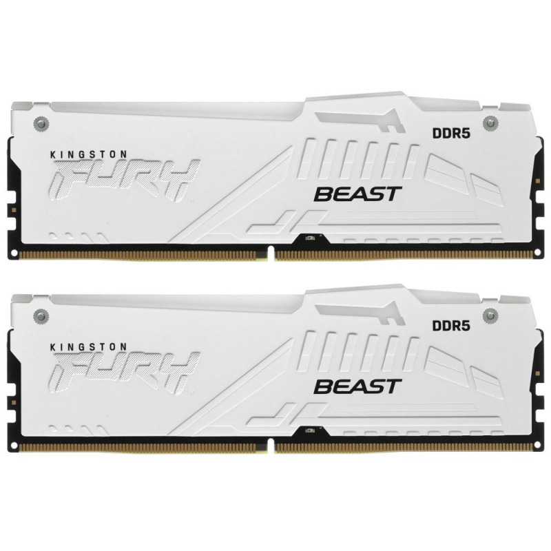 Оперативная память Kingston FURY DDR5 32GB 6000Mhz CL36 DIMM (Kit of 2) White EXPO KF560C36BWE2K2-32