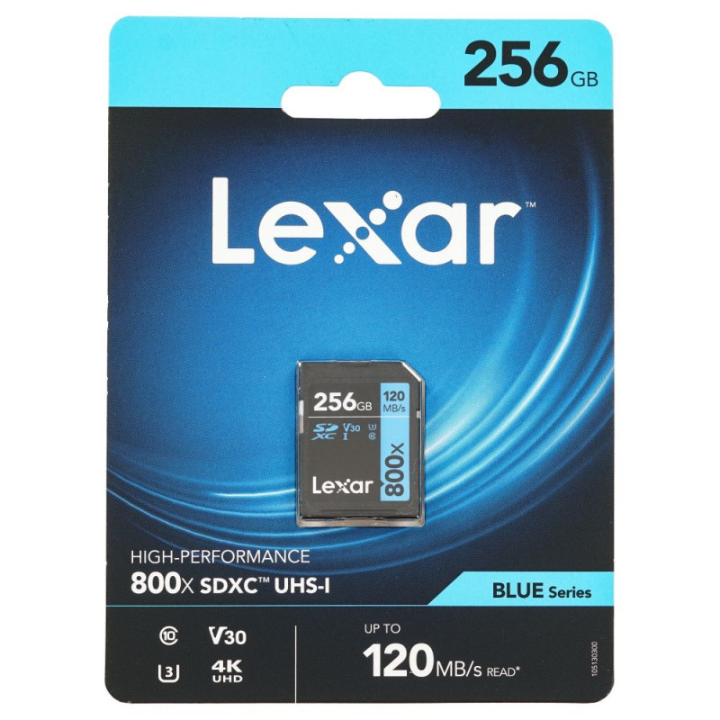 Карта памяти Lexar Professional PRO SDXC LSD0800P256G-BNNNG 256GB V30 U3 C10