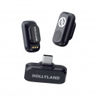Микрофон Hollyland Lark A1 Mini Duo (Space Gray with USB-C RX)