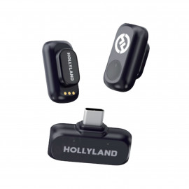 Микрофон Hollyland Lark A1 Mini Duo (Space Gray with USB-C RX)