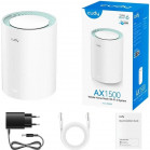 Система Mesh Cudy M1500(1-Pack) Wi-Fi 6 AX1500, 3 LAN 10/100/1000 Мбит/с.