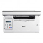 МФУ G&G M2022NW А4, 22 ppm, 800 MHz, 1200x1200 dpi, 256 MB RAM, paper tray 150