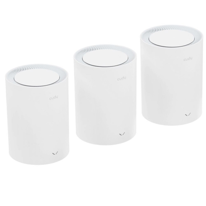 Система Mesh Cudy M3000(3-Pack), Wi-Fi 6 AX3000,   2,5 Гбит/с (WAN) + 1 Гбит/с (LAN)
