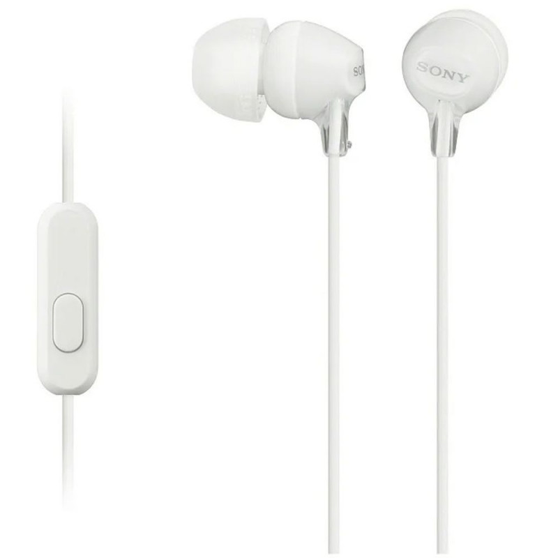 Наушники Sony MDR-EX15AP белый