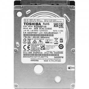  Toshiba Mobile 1TB 25 5400RPM 128MB SATA Mobile MQ04ABF100
