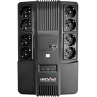 ИБП ИМПУЛЬС МАСТЕР 800, 800VA/480W, L-INT, A.SIN, LED, USB, RJ45/11, SCHUKOx8