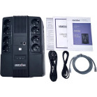 ИБП ИМПУЛЬС МАСТЕР 800, 800VA/480W, L-INT, A.SIN, LED, USB, RJ45/11, SCHUKOx8