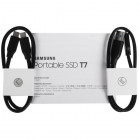 Внешний SSD Samsung 1TB MU-PC1T0T/WW  T7 Type-C, USB 3.2, R/W 1050/1000MB/s, Gray (12мес)