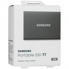 Внешний SSD Samsung 1TB MU-PC1T0T/WW  T7 Type-C, USB 3.2, R/W 1050/1000MB/s, Gray (12мес)