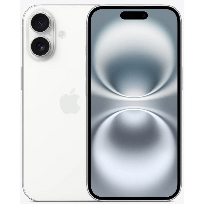 Смартфон Apple iPhone 16 128Gb White A3286 MYDR3J/A (Sim+eSim) 4549995539059
