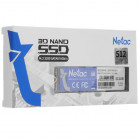 Твердотельный накопитель Netac SSD 512Gb NT01N535N-512G-N8X M.2 2280 SATAIII 3D NAND R/W 540/490MB/s