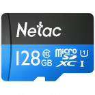 Карта памяти Netac P500 Standard MicroSDXC NT02P500STN-128G-R 128GB U1 C10 +SD Adapter