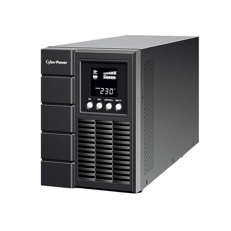 ИБП CyberPower OLS1000E, 1000VA/900W, ONLN, SIN, LCD, USB, RS232, RJ45/11, SL, EPO, C13x4