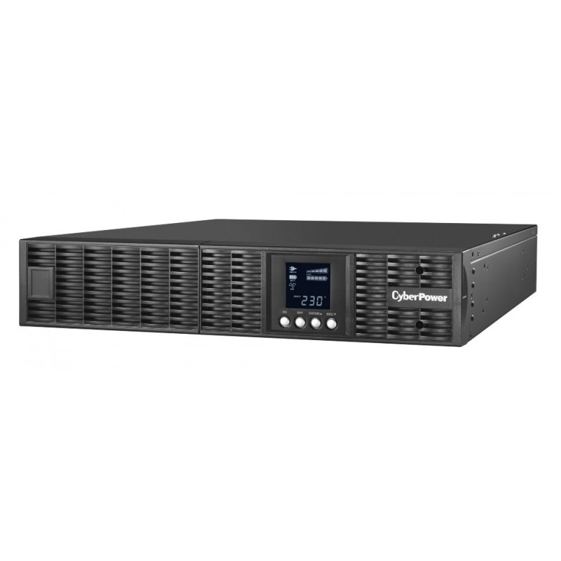 ИБП CyberPower OLS3000ERT2U, 3000VA/2700W, 2U, ONLN, SIN, LCD, USB, RS232, RJ45/11, SL, EPO, C13x8,